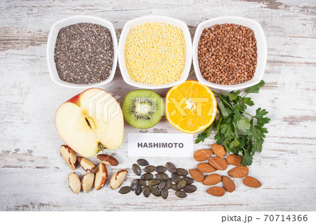 Inscription hashimoto with beneficial eating for thyroid gland Inscription hashimoto with beneficial eating for thyroid gland 70714366