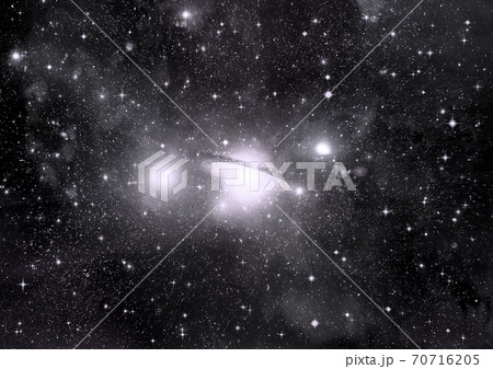 galaxy in a free space. 3D rendering 70716205