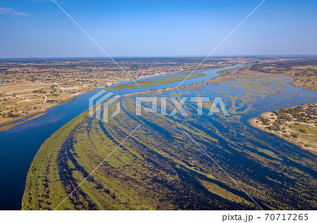 Okavango delta river in north Namibia, Africa 70717265