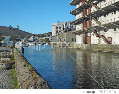 小樽 北運河と歴史的建造物の旧北海製罐倉庫(株) 小樽 北運河と歴史的建造物の旧北海製罐倉庫(株) 70720113
