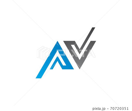 A V Letter Logo Businessのイラスト素材