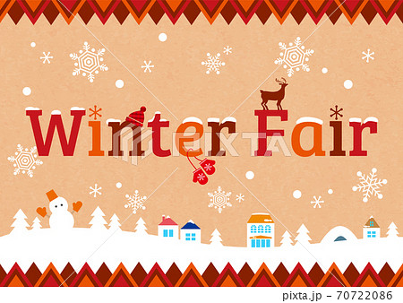 冬のイメージイラスト 70722086