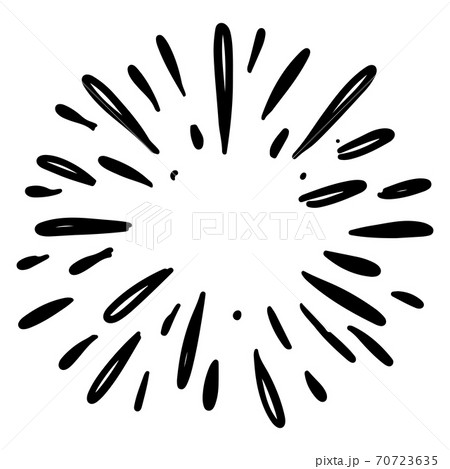 doodle design element, starburst doodle vector illustration ,hand drawn sparkling doodle,water explosion doodle illustration. Hand drawn cartoon firework explosion.sunburst doodle illustration . 70723635