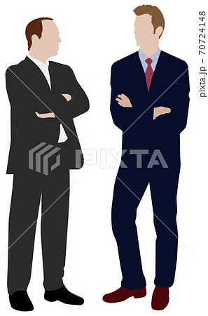 人物全身シルエット ベクターイラストセット(日常生活・シチュエーション) / 会社員・同僚 人物全身シルエット ベクターイラストセット(日常生活・シチュエーション) / 会社員・同僚 70724148