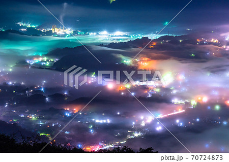《埼玉県》秩父雲海・夜景 《埼玉県》秩父雲海・夜景 70724873