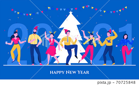 Christmas Party Illustration 70725848