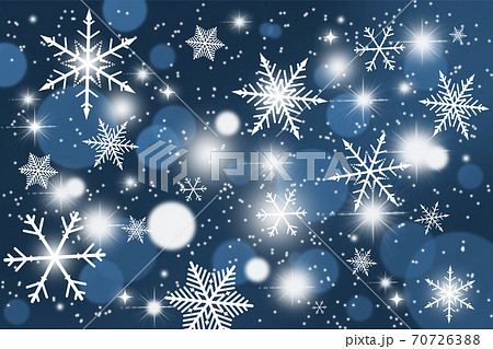 雪の結晶の冬のイラスト 背景 冬のイメージ Snow Flake Winter Illustratiのイラスト素材