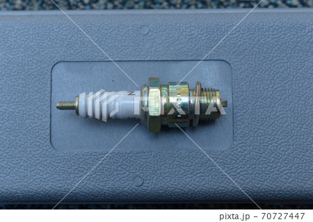 Close up view of the spark plug 70727447
