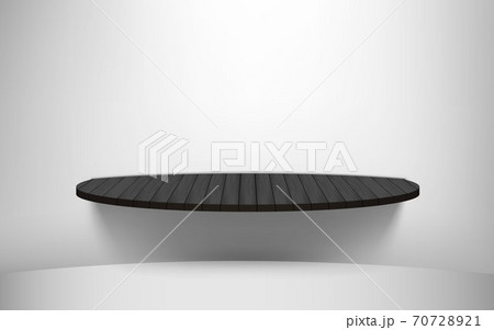 black wooden shelf on the white wall in the room black wooden shelf on the white wall in the room 70728921