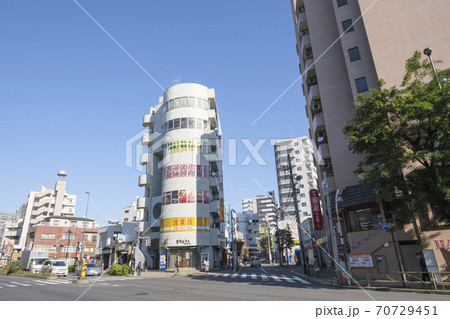 都市風景 川越街道 地下鉄赤塚駅前の街並み 東京都練馬区 都市風景 川越街道 地下鉄赤塚駅前の街並み 東京都練馬区 70729451