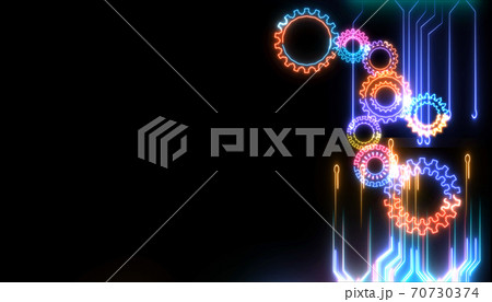 Futuristic magnetic gears create powerful energy factory indusrtial and another gears system Futuristic magnetic gears create powerful energy factory indusrtial and another gears system 70730374
