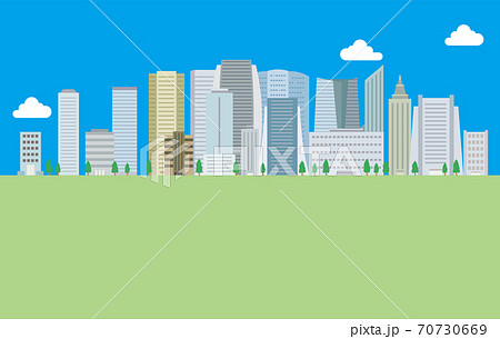 都会のビル風景 イラスト素材のイラスト素材 都会のビル風景 イラスト素材のイラスト素材