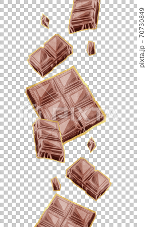 golden chocolate bar, Stock image