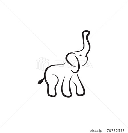 Elephant animal logo design template Elephant animal logo design template 70732553