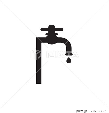 Water faucet plumbing logo design template Water faucet plumbing logo design template 70732797