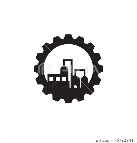 Industrial company logo design with gear icon Industrial company logo design with gear icon 70732841
