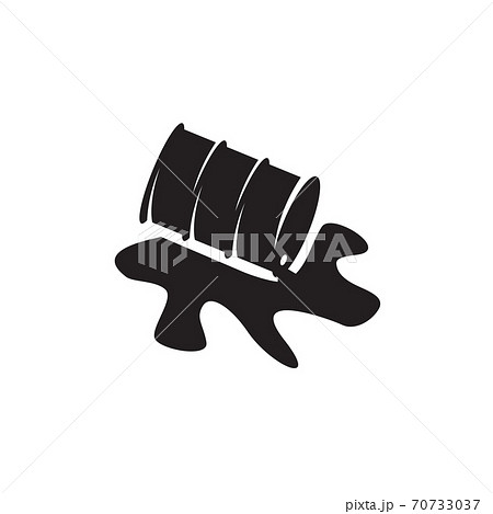 Oil drum sign logo design template Oil drum sign logo design template 70733037
