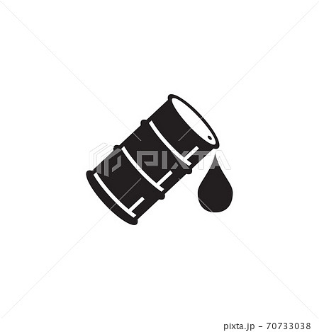 Oil drum sign logo design template Oil drum sign logo design template 70733038