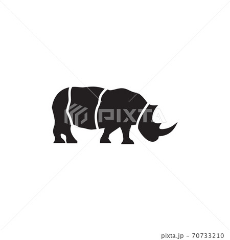 Rhino animal logo design template 70733210