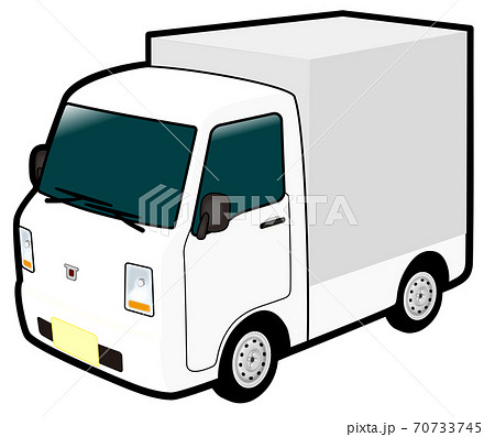 白い軽パネルバン 70733745