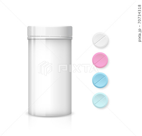 Pill bottle vector design. Pill bottle vector design. 70734318