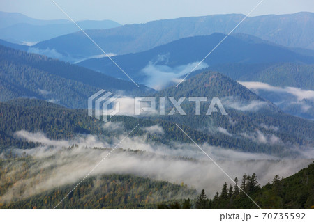 Carpathian mountains 70735592