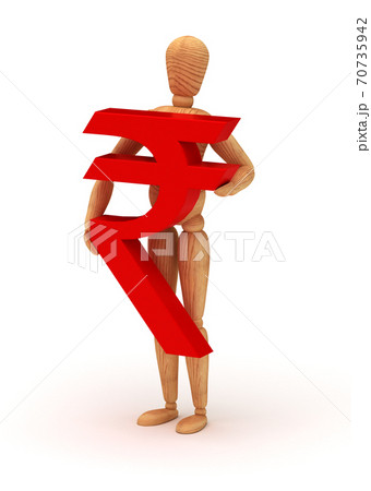 Rupee sign 70735942