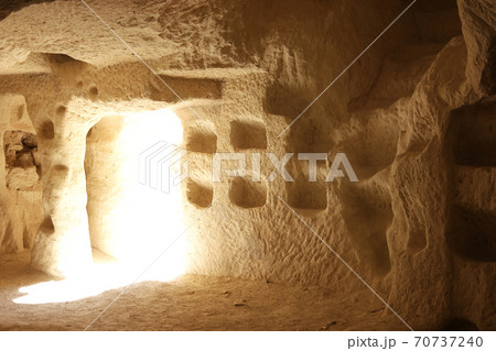 Interior of an ancient house in cave. 70737240