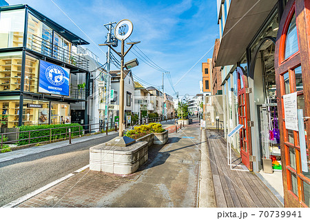 東京の都市風景 渋谷 キャットストリート周辺の風景 70739941