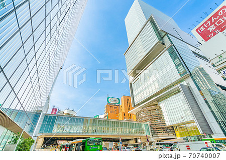 東京の都市風景 渋谷駅東口周辺の風景 東京の都市風景 渋谷駅東口周辺の風景 70740007