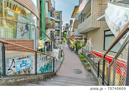 東京都の都市風景 原宿竹下通り周辺の風景 70740609