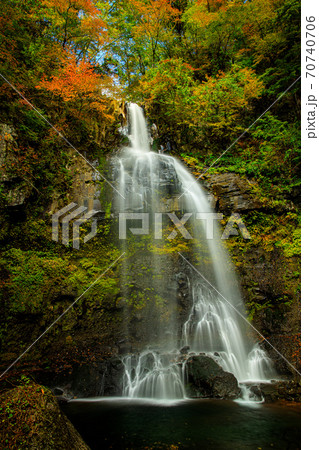 銚子ヶ滝と紅葉 70740706