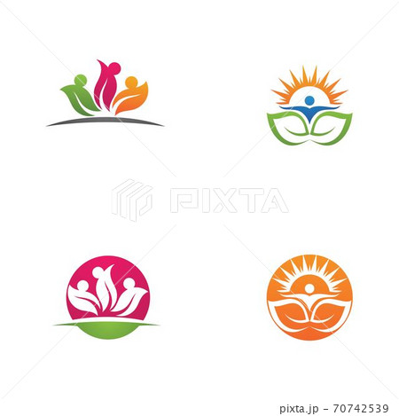 Human character logo sign 70742539