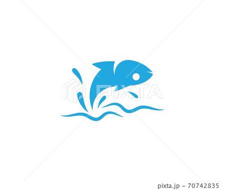 Fish logo template 70742835