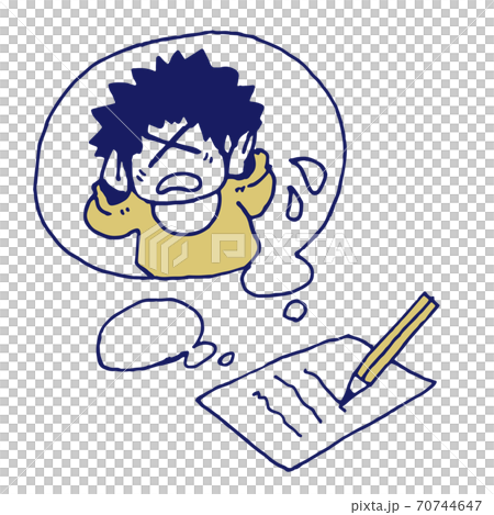 トラブルを紙に書き出す トラブルを紙に書き出す 70744647