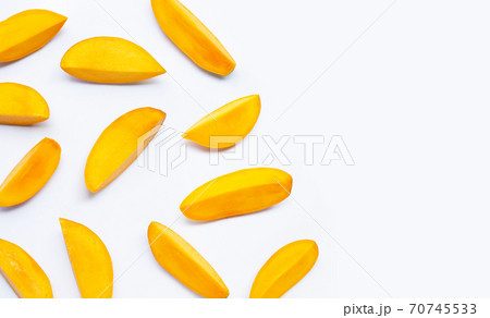Tropical fruit, Mango on white background. Tropical fruit, Mango on white background. 70745533
