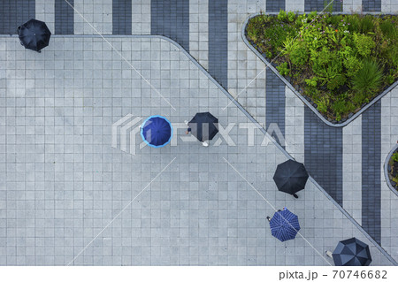 Rainy season city landscape 019 70746682