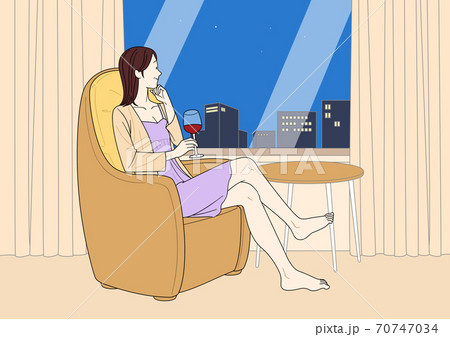 Enjoy summer, summer vacation cartoon illustration 004 Enjoy summer, summer vacation cartoon illustration 004 70747034