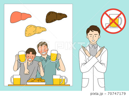 Symptoms and illness male cartoon illustration 003 70747179