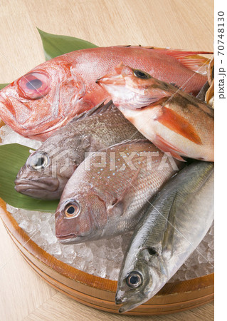 冬の三陸沖で穫れた魚 盛り合わせ 冬の三陸沖で穫れた魚 盛り合わせ 70748130