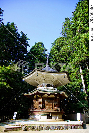 高野山 金剛峯寺 総本山 六角経蔵 壇上伽藍(和歌山県 伊都郡 高野町) 高野山 金剛峯寺 総本山 六角経蔵 壇上伽藍(和歌山県 伊都郡 高野町) 70750667