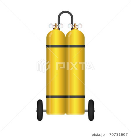 Gas tank vector illustration isolated on white background 70751607