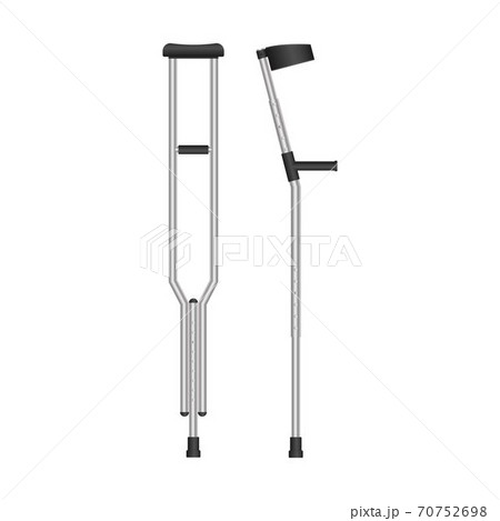 Set Of Mobility Aids Isolated On White Backgroundのイラスト素材