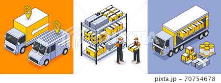 Isometric Logistics Design Concept 70754678