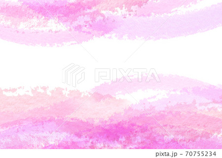 ピンクの水彩タッチの背景素材 アブストラクト のイラスト素材