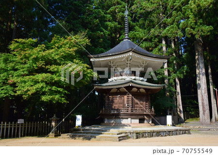 高野山 金剛峯寺　総本山　六角経蔵　壇上伽藍（和歌山県 伊都郡 高野町） 70755549