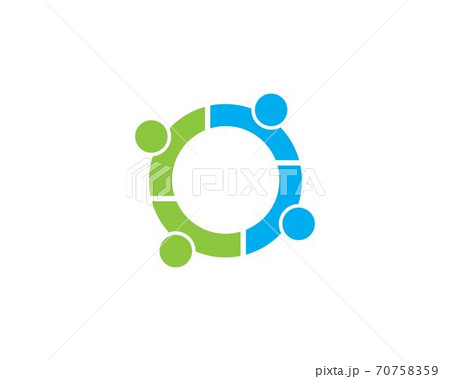 Community, network and social icon 70758359