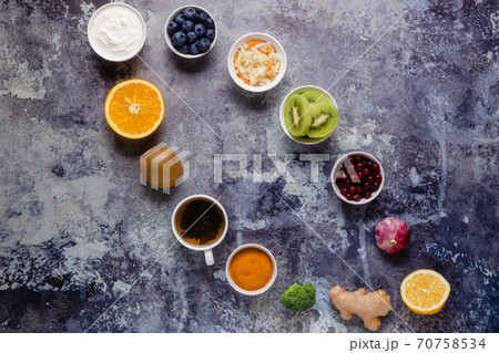 Healthy products for Immunity boosting and cold remedies. Healthy products for Immunity boosting and cold remedies. 70758534