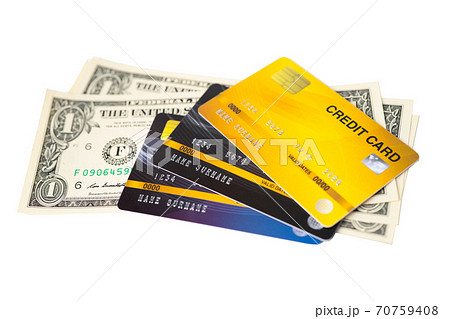 Credit card model and US dollar banknotes, Financial development, Accounting, Statistics, Investment Analytic research data economy office Business company banking concept. Credit card model and US dollar banknotes, Financial development, Accounting, Statistics, Investment Analytic research data economy office Business company banking concept. 70759408