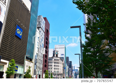都市風景　東京　銀座 70765547